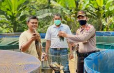 Pandemi Covid 19 Polsek Palmatak Berikan Support ke Warga di Bidang Perikanan