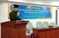 Pelatihan Aplikasi Profil Desa atau Kelurahan Dibuka DPMD Lingga 1