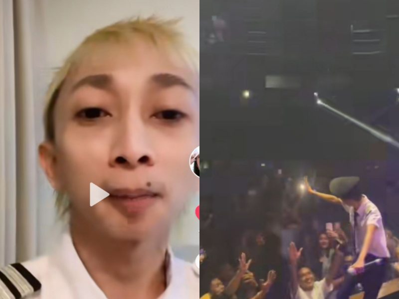 DJ Omo Kucrut ketika menyapa warga Tanjungpinang melalui akun Tik tok dan Perfomance Omo Kucrut dalam menghibur para penonton