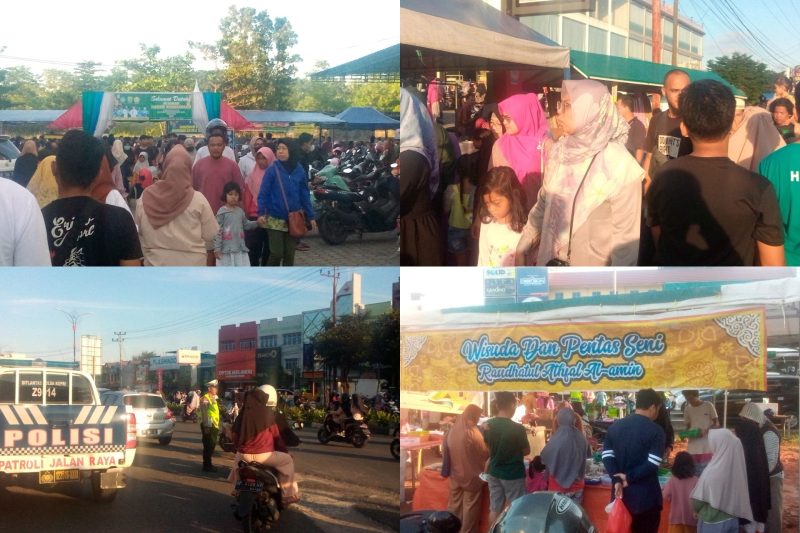 Situasi bazar Ramadhan di seputaran Bintan Center Km 9
