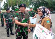 Aster Panglima TNI Menutup Kegiatan Serbuan Teritorial di Wilayah Korem 033 Wira Pratama