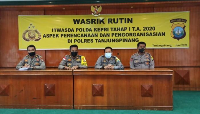 Polda Kepri Gelar Wasrik Rutin di Polres Tanjungpinang