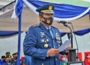 Upacara Hari Bakti TNI AU ke-73 di Lanud RHF, Kasau: Perjuangan Kita Melawan Covid Belum Usai
