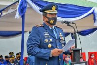 Danlanud RHF Tanjungpinang Kolonel Pnb Andi Wijanarko Membacakan Amanat KASAU