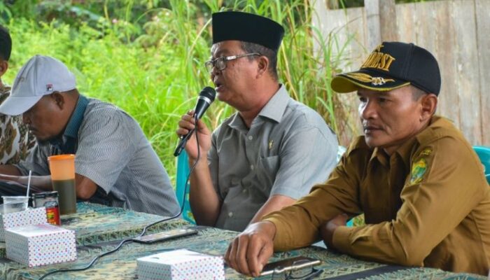 Anggota Komisi lll DPRD Kabupaten Lingga Sapa Warga Linau Melalui Reses