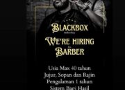 Blackbox Barbershop Buka Lowongan Kerja di Batam, Cek Persyaratannya Disini