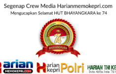 Segenap Crew Media Harianmemokepri.com Mengucapkan Selamat HUT BHAYANGKARA ke 74