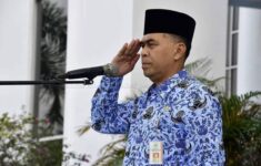 Wan Siswandi Bacakan Sambutan Bupati Natuna Perhatian Lebih Pemerintah Pusat Hendaknya Seluruh Unsur Berikan Dukungan