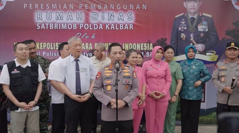 Konferensi Pers oleh Kapolri Jendral Listyo Sigit Prabowo