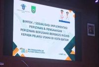 kegitan Bimtek/ sosialisasi oleh DPMPTSP Kota Batam