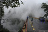 Gelombang awan panas yang menyelimuti udara dan kawasan sekitar Merapi' Foto: Antara (siberindo)  