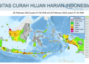Prakiraan Cuaca Beberapa Wilayah di Provinsi Kepulauan Riau Akan Mengalami Hujan Pada Malam Hari