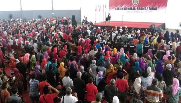 Belasan Ribu Warga Boyolali Gelar Aksi, Buntut Pidato Prabowo