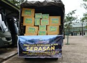 Persit KCK Koorcab Korem 033 PD I Bukit Barisan Mengirimkan Bantuan Bagi Korban Tanah Longsor di Pulau Serasan
