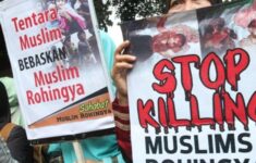 masa protes masalah rohingya min