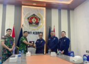 Pertemuan Perdana Dengan PWI Provinsi Kepri, Danlanud RHF: Wartawan Garda Terdepan