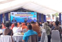 Pelaksanaan Pelantikan dan peresmian Kantor Sekretariat PWI Kepri di Tanjungpinang, Sabtu (20/1/2024)