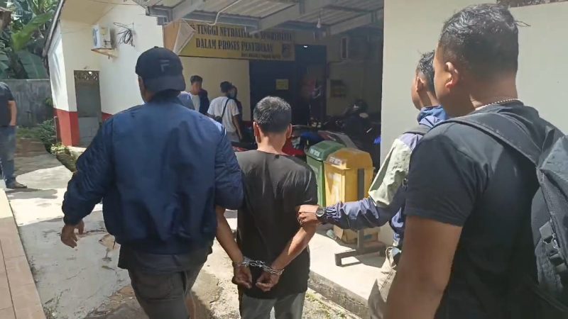 Pelaku Pemerkosaan yang berhasil diamankan Polsek Bintan Timur, Selasa (30/1/2024)
