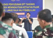 KPP Pratama Tanjungpinang Berikan Sosialisasi Pelaporan SPT Tahunan Kepada Lanud RHF