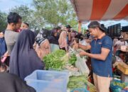 Warga Senggarang Hingga Kampung Bugis Serbu Pasar Murah DP3 Tanjungpinang