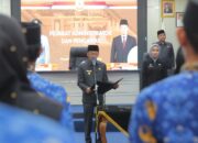 Hasan Lantik Pejabat Pengawas Dan Administrator, 1 Camat 5 Lurah Diganti