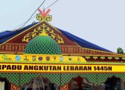 Nuansa Melayu Terpampang Pada Pos Pengamanan Ketupat Seligi Polres Bintan