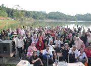 Peringati Hari Kartini, BP Batam Gelar Senam Pound Fit Di Taman Kolam Sekupang