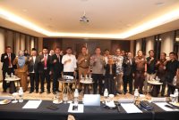 Ketua DPRD Kota Batam Nuryanto SH MH menghadiri penetapan calon terpilih untuk DPRD Kota Batam periode 2024-2029 oleh KPU Kota Batam di Hotel Artotel, Baloi, Batam, Selasa (28/5/2025) siang. (DOK. MKN)