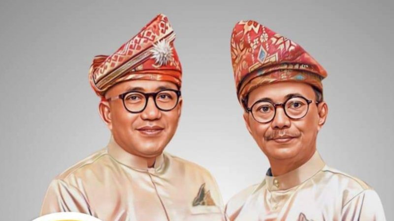 Pasangan Lis Darmansyah dan Raja Ariza, Sabtu (9/11/2024) foto: Istimewa