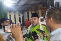 Ust Mahyuddin Nadeak Salah satu ketua tim Relawan Ayah Syahrul, Rabu (20/11/2024) malam. Foto: Indrapriyadi