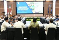 Rakor pengembangan transportasi laut dan galangan kapal di Batam, Rabu (12/3/2025) foto: Diskomdigi Kepri