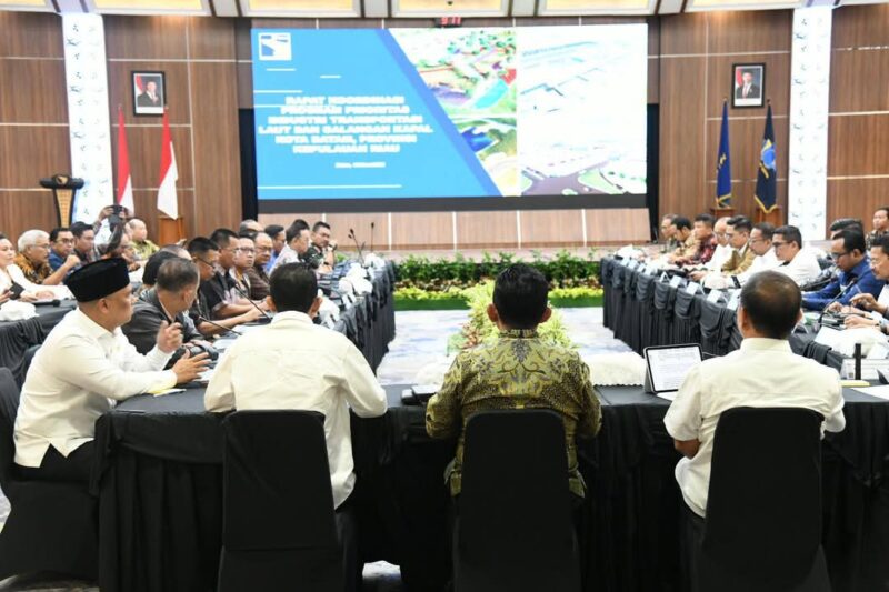 Rakor pengembangan transportasi laut dan galangan kapal di Batam, Rabu (12/3/2025) foto: Diskomdigi Kepri