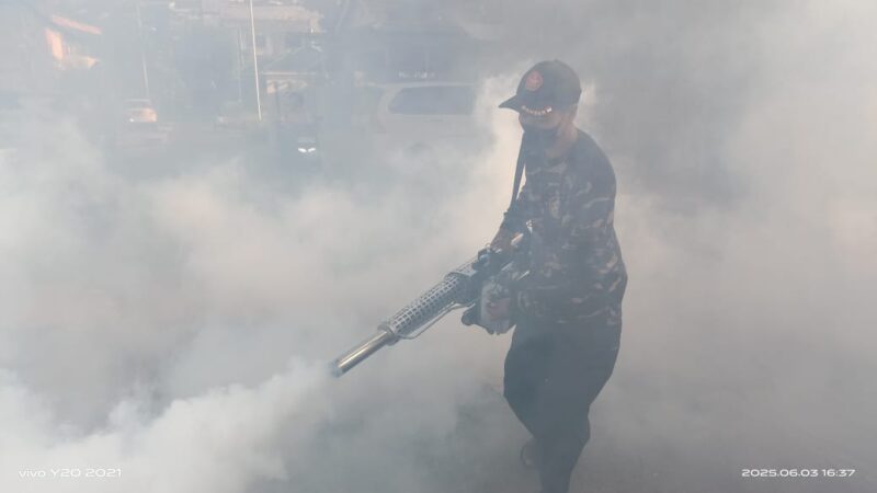 Aksi Relawan Ansor Peduli Fogging di Kemboja, Selasa (3/6/2025) foto: istimewa 