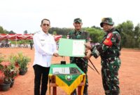 Walikota sekaligus kepala BP Batam menutup kegiatan TMMD, Kamis (21/8/2025) foto: istimewa 
