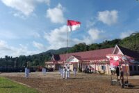 Peringatan Hari Ulang Tahun kemerdekaan di Jemaja Timur, Minggu (17/8/2025) foto: Wan Yudi 