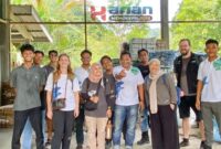 Anambas Foundation membangun Bank Sampah dan Pusat Daur Ulang (PDU) Selasa (19/8/2025) foto: Wan Yudi 