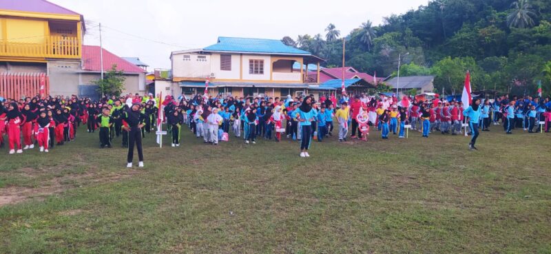 Suasana Jalan Santai di Jemaja Kabupaten Kepulauan Anambas,  Kamis (28/8/2025) foto: Wan Yudi 