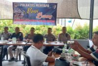 Ngopi bareng Satlantas Polres Bintan bersama insan pers di Kedai Kopi Ketemu Lagi Km 16, Senin (1/9/2025) foto: Indrapriyadi 