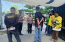Ojek Online saat diberikan himbauan keselamatan berlalu lintas oleh Satlantas Polresta Tanjungpinang, Jumat (26/7/2025) foto: istimewa 