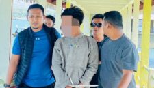 Seorang pelaku Persetubuhan diringkus Unit Reskrim Polsek Bintan Timur, Jumat (26/9/2025) foto: istimewa 