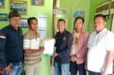 Rio Aladipo mendaftarkan diri sebagai Calon Ketua PWI Tanggamus, Kamis (25/9/2025) foto: Sapruddin 