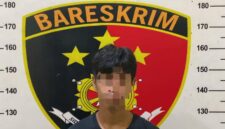 Pelaku pencabulan terhadap anak dibawah umur yang diamankan Satreskrim Polres Anambas, Selasa (29/9/2025) foto: istimewa 