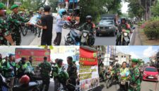 Patroli Simpatik dan pembagian sembako oleh Kodim 0315 Tanjungpinang, Rabu (1/10/2025) foto: Pendim 0315 Tanjungpinang