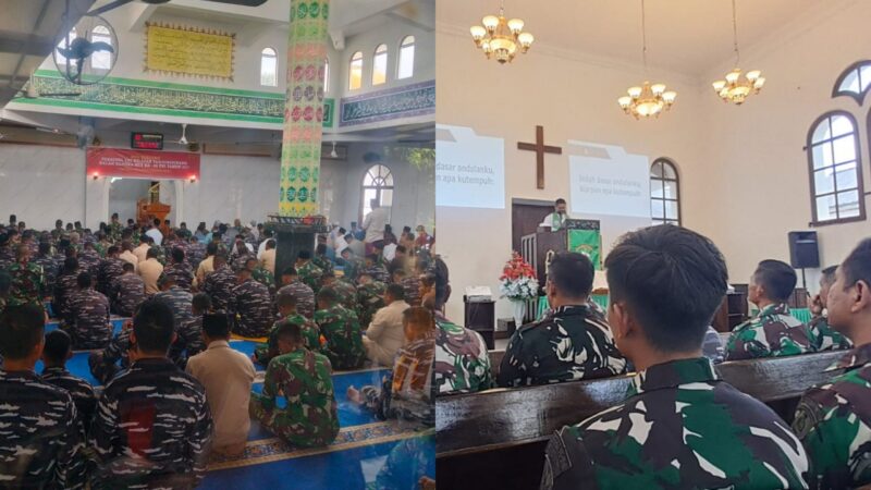 Doa Lintas Agama Kodim 0315 Tanjungpinang jelang HUT TNI, Jumat (3/10/2025) foto: Pendim 0315 Tanjungpinang 