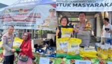 Polsek Tanjungpinang Kota gelar Pasar Murah, Senin (6/10/2025) foto: istimewa 