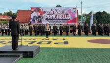 Momentum peringatan Hari Kesaktian Pancasila di Mapolresta Tanjungpinang, Rabu (1/10/2025) foto: istimewa 