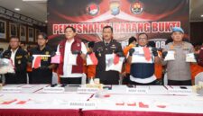 Pengungkapan dan pemusnahan barang bukti narkoba, Rabu (1/10/2025) foto: Polda Kepri 