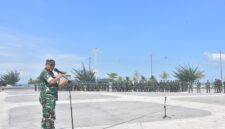 Aspers Kogabwilhan I ketika Pimpin Gladi Kotor persiapan HUT TNI di Tanjungpinang, Kamis (2/10/2025) foto: istimewa 