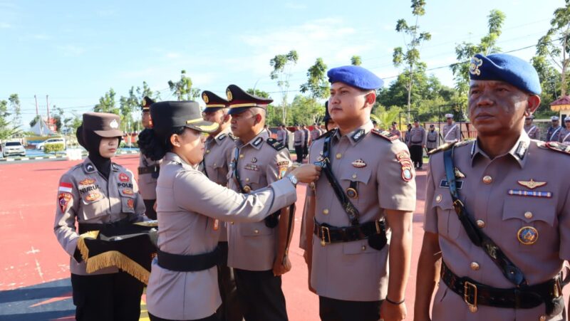 Kapolres Bintan Pimpin Sertijab PJU, Sabtu (4/10/2025) foto: Polres Bintan 