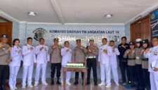 Kejutan Polres Bintan ke Mako TNI AL, Minggu (5/10/2025) foto: istimewa 